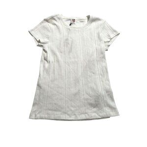 RE/DONE x Hanes Varigated 60s Slim Tee in Optic White